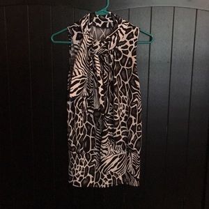 Dressy sleeveless blouse